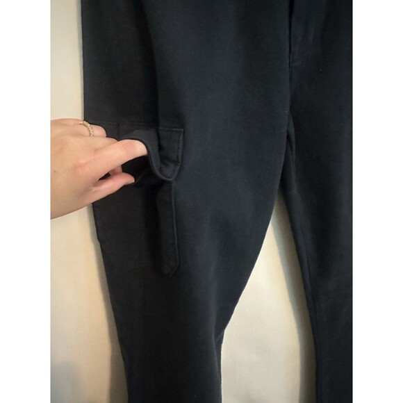 PAIGE Dion 32 Flared Cargo‎ Trouser Pants Navy Blue Skyline Women's 30 NWOT - Picture 4 of 12